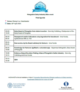 Final agenda